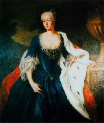 Johann Heinrich Schonfeldt Markgrafin Friederike Louise von Brandenburg Ansbach oil